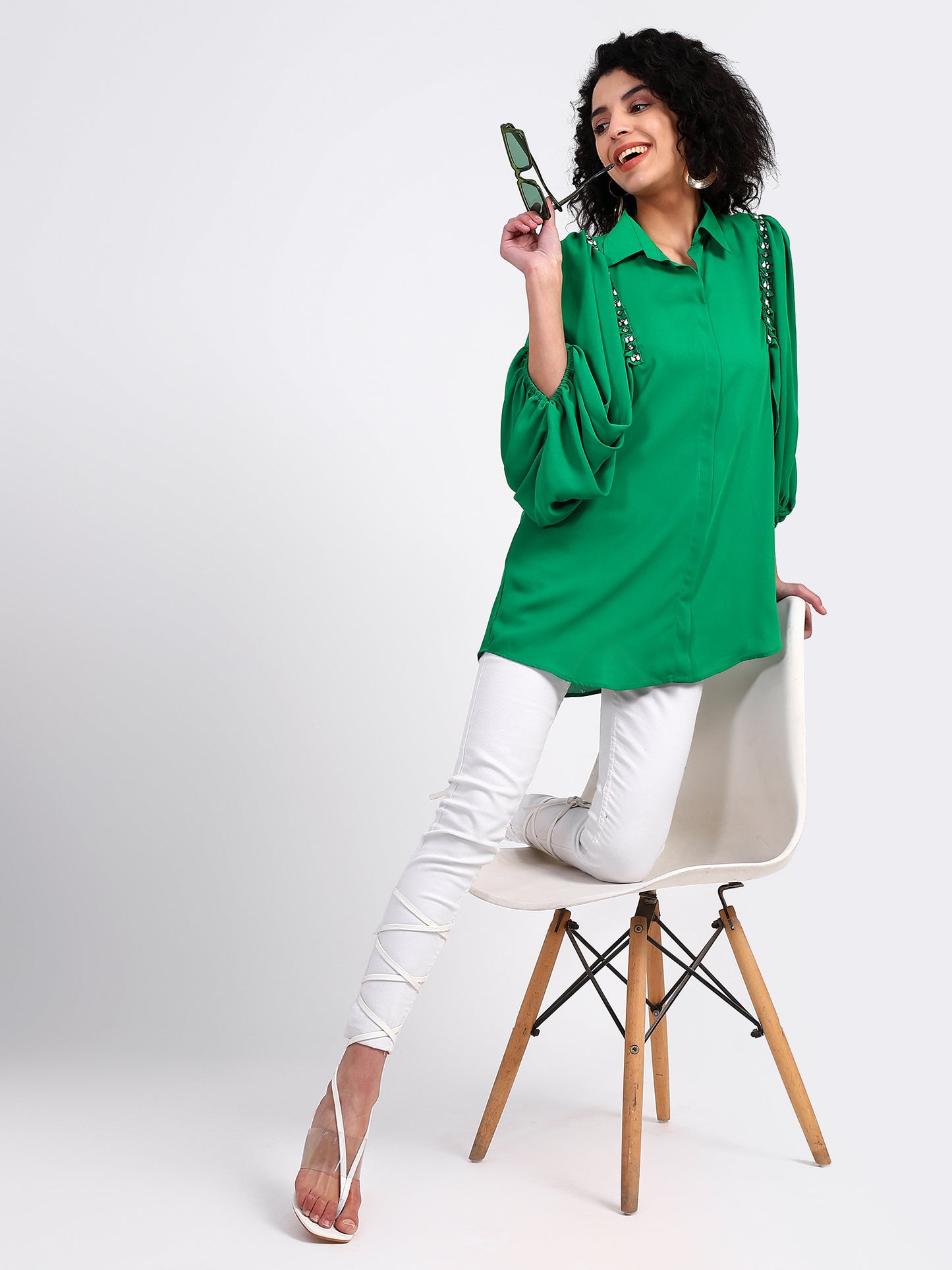 Pop Green Shirt