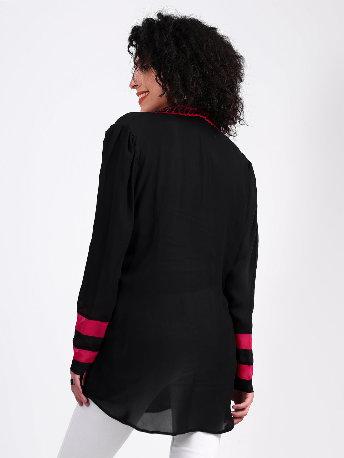 Black and Pink Shirt