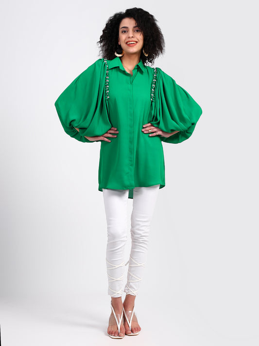 Pop Green Shirt