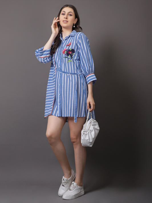 BLUE STRIPES TUNIC