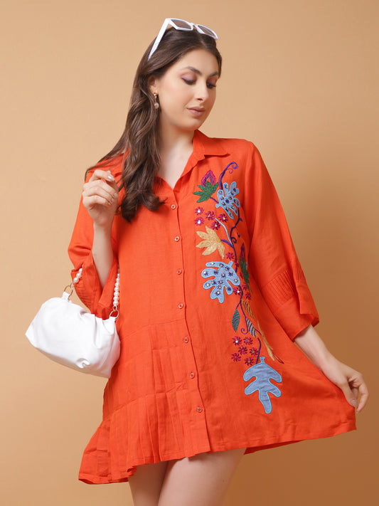 FANTA EMBROIDERED TUNIC