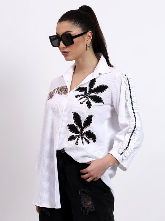 White Laser Shirt